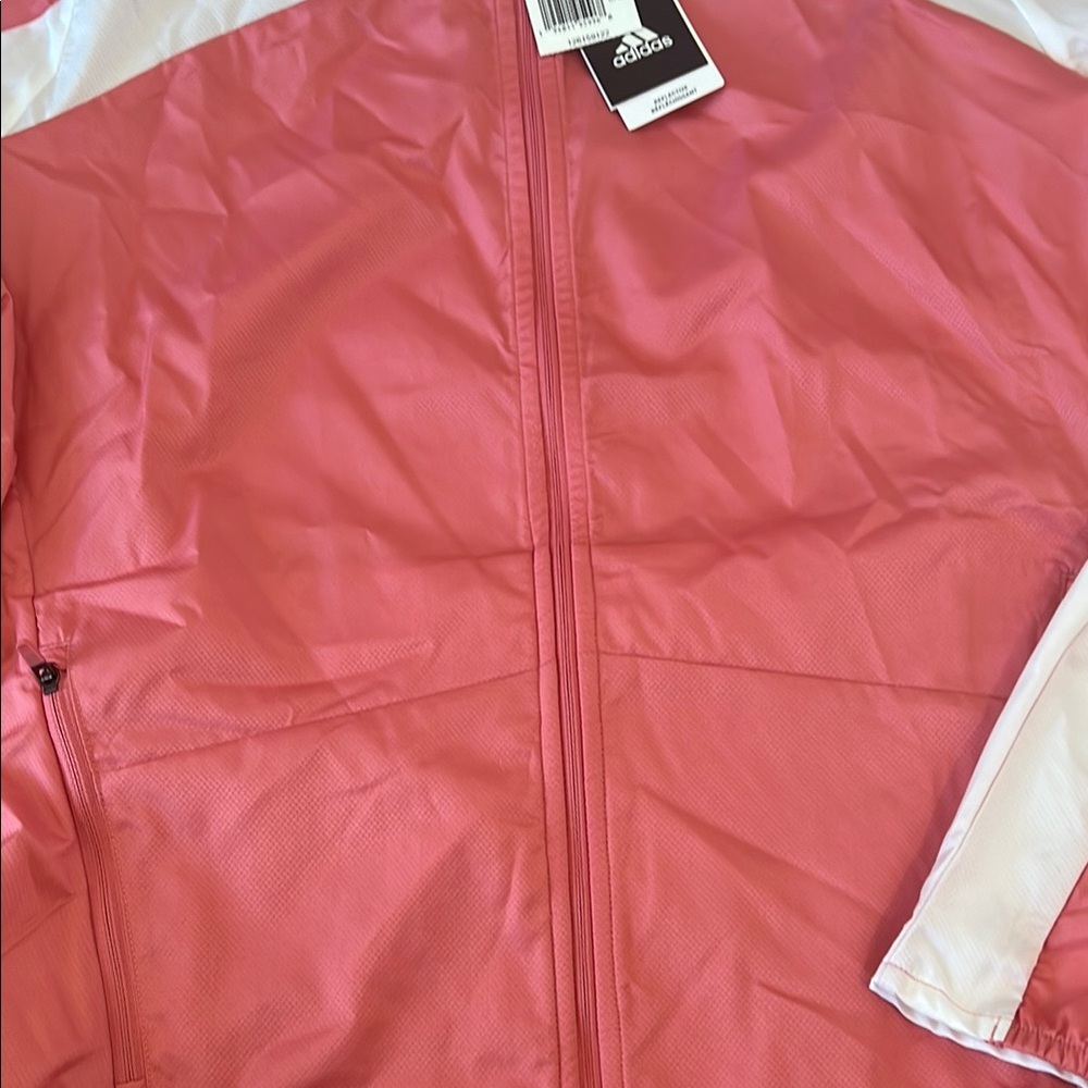 Adidas Pink Puffer with Reflective Marathon Jacket size M - Picture 9 of 15